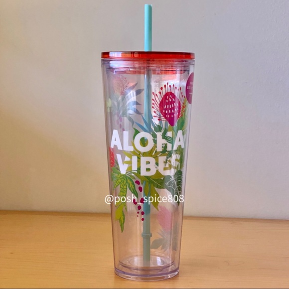 aloha vibes starbucks cup